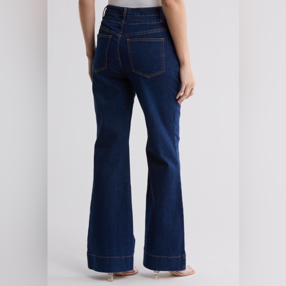 NWT Bagatelle High Rise Wide Leg Jeans in Cordelia Wash Size 28 - Picture 2 of 7